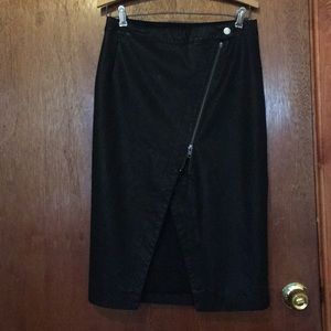 Vegan leather Free People skirt